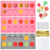 Bettoor lollipop molds sakura shapes for vibrant handmade gifts.