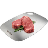 BEVISS cutting board double-sided 15x11 inches for separate meat and produce prep.