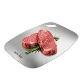 BEVISS cutting board top view—double-sided for meat and produce prep.