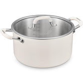 BEZIA 6-quart stock pot with lid for soups and pasta