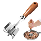 BGWARA meat chopper with six-curve blades for easy crumbling.