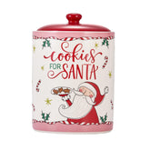 Bico Cartoon Santa cookie jar 9-inch ceramic for Santa's cookies on Christmas Eve