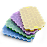Bidful 37-grid ice cube tray with lid ready for compact, fast-freezing cubes