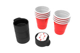 Big Shots shooter ski mounts kit ready for fast party setup on any smooth surface