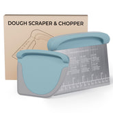 BIGFIT 2in1 Upgrade bench scraper for precise dough cutting and easy ingredient separation.