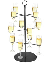 Biggun cocktail tree stand top view showing three-tier design for gatherings