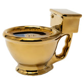 BigMouth Inc Golden Toilet Mug side view highlights playful design for office laughs