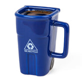 BigMouth Inc Recycle Bin mug front view for playful office humor and daily coffee.