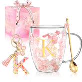 BigNoseDeer double-wall glass mug with heat-insulated comfort for hot drinks.