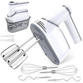 binROC cordless hand mixer compact design, ideal for on-counter baking anywhere.