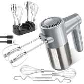 BinROC cordless hand mixer front view for easy grip during prep