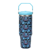 Bioworld Disney Stitch allover blue tumbler with vibrant Stitch print for fans on the go