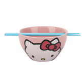 Bioworld Hello Kitty big-face bowl with bold face design for playful dining.