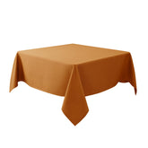 Biscaynebay fall tablecloth in bronze textured fabric for 90x90 square tables