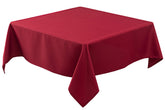 Biscaynebay textured Christmas tablecloth on a dining table for festive gatherings