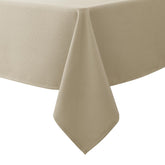 Biscaynebay textured tablecloth 70x120 on rectangular table adds elegant dining ambiance