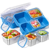 BiuLeon Snackle Box five compartments for organized snacks and meals.