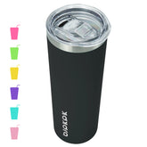 BJPKPK black skinny tumbler with lid keeps beverages at the right temperature on the go