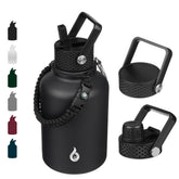 BJPKPK insulated bottle with straw lid 50oz keeps drinks cold or hot on the go.