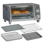 BLACK+DECKER Crisp N Bake front view shows compact kitchen-ready design.