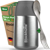 Blockhuette small thermos lid close up showing leak proof design for spills free meals