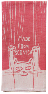 Blue Q Made from Scratch towel front view shows durable, fade-resistant cotton for everyday use