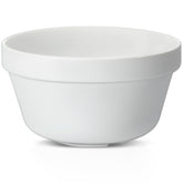 Blushtier ceramic pudding basin, 8-inch white, ideal for steaming or oven baking.