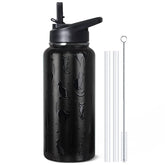 bmxbsk 32 oz Halloween tumbler with 3D black cat design for spooky style