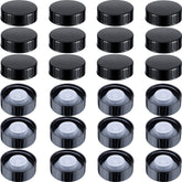 Boao 38mm poly seal cap closeup showing durable, reusable closure for glass bottles.