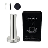 Boicafe coffee tamper base fits 39mm–40mm portafilters for precise density