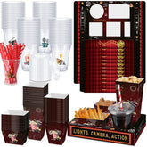 Bokon movie night snack trays 26x21cm for family gatherings and easy serving.