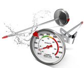 BOMATA candy thermometer with clip for secure pan attachment during cooking