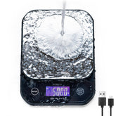 BOMATA waterproof kitchen scale with LCD backlit display for precise cooking measurements