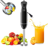 Bonsenkitchen hand blender with two speeds for quick, smooth blending of soups and sauces