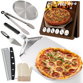 Bonteck foldable pizza peel 12x14 inches for space-saving storage