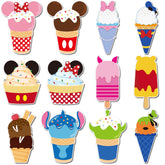 BOpusail ice cream mouse door magnet on fridge adds playful summer vibe.