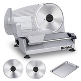 Borlebbi Meat Slicer blade close-up for precise, even slices.