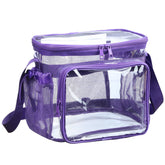 BORMELUN medium clear bag with pockets showing organized storage for daily use