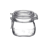 Bormioli Rocco Fido 17-5 oz wide-mouth jar kept fresh for dry and liquid storage