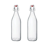Bormioli Rocco Giara bottle cap close ensuring leakproof closure for juices.