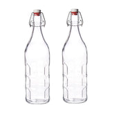 Bormioli Rocco Moresca bottle with embossed design adds vintage charm for oils and vinegars