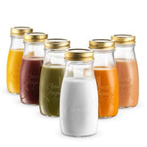 Bormioli Rocco Quattro Stagioni bottle pour shows clean pouring and airtight closure.