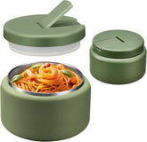 BOSEDSANG 13.5oz soup thermo with green lid keeps meals warm for school days.