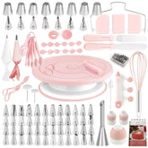Boyun cake decorating kit pattern chart showing tip outcomes for easy decorating.