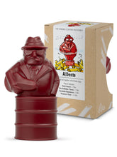 Brainstream Al Dente Red timer floats in pot while signaling perfect al dente pasta.