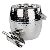 BREKX 3-Qt insulated ice bucket with lid and scoop for party ice