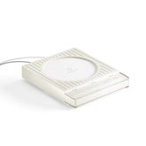 Brenzo smart coffee mug warmer plate on desk keeps coffee warm