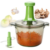 Brieftons Express chopper bowl shows large capacity for quick batch prep
