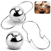Brikinte 2Pack XL espresso frozen ball setup cooling quickly without diluting flavor