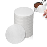 Brikinte 58mm espresso filter paper unbleached for even water flow and richer extraction.